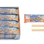 セブンイレブンの丸川製菓 ひえひえみかんバーガムを比較する。税込価格：32円。