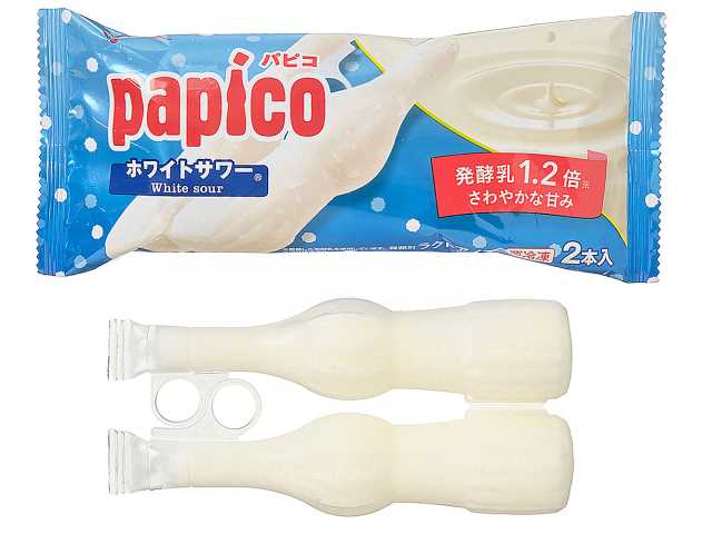 セブンイレブン グリコ パピコ ホワイトサワー