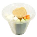 セブンイレブンのこうじ味噌マヨネーズ入り 野菜スティックを比較する。税込価格：270円、カロリー：170kcal、1円あたりカロリー：0.63kcal/円、たんぱく質：1.6g、1円あたりたんぱく質：0.01g/円、脂質：15.7g、炭水化物：6.6g、糖質：4.3g、食物繊維：2.3g、食塩相当量：1g。野菜スティックを、こうじ味噌を使った味噌マヨネーズにつけて召し上がっていただくサラダです。アレルギー：卵。