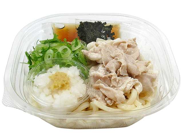 セブンイレブン 細もち麺 豚しゃぶおろしうどん