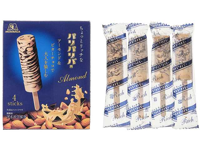 セブンイレブン 森永製菓 ちょっとリッチなパリパリバー アーモンド