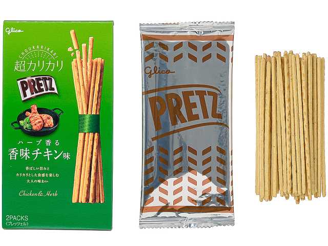 セブンイレブン グリコ 超カリカリプリッツ ハーブ香る香味チキン味