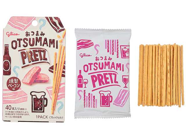 セブンイレブン グリコ おつまみプリッツ 燻製ベーコン味