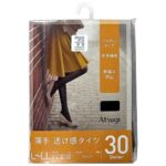 セブンイレブン ７ＰＬ薄手透け感タイツ３０Ｄ Ｌ－ＬＬ
