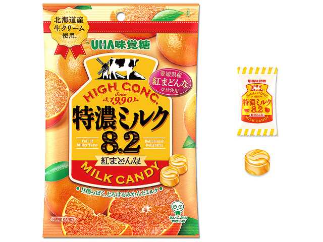 セブンイレブン 味覚糖 特濃ミルク８．２ 紅まどんな