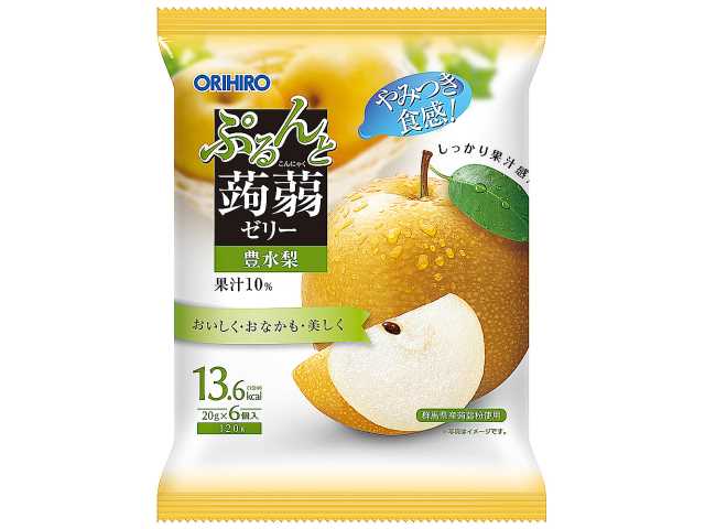 セブンイレブン オリヒロ ぷるんと蒟蒻ゼリー 豊水梨 ６個入り