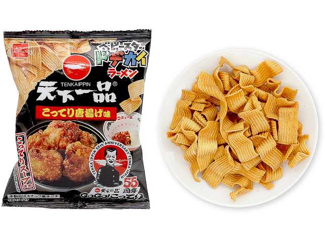 セブンイレブン おやつＣベビースタードデカイラーメン天下一品こってり唐揚げ味