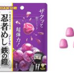 セブンイレブン 味覚糖 忍者めし鉄の鎧 グレープ味