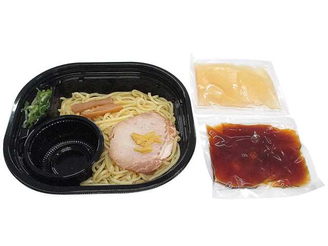 セブンイレブン 昆布水でほぐす 醤油つけ麺