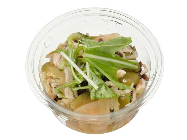 セブンイレブン シャキシャキ野菜と蒸し鶏ザーサイの中華サラダ