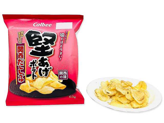 セブンイレブン カルビー 堅あげポテト 関西だししょうゆ