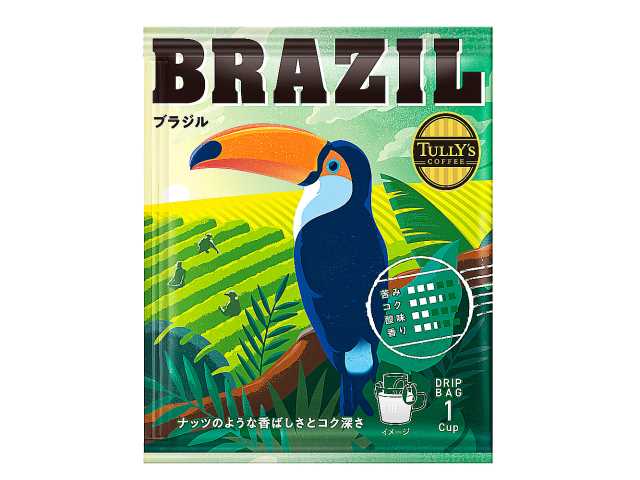 セブンイレブン タリーズドリップバッグ ブラジル １Ｐ