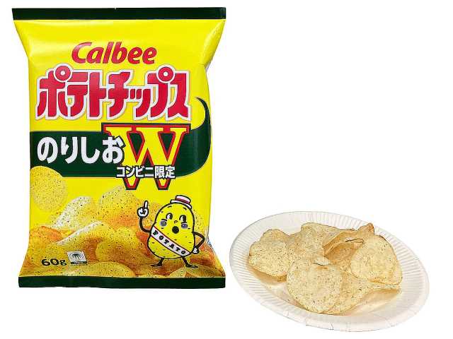 セブンイレブン カルビーポテトチップス のりしおＷ