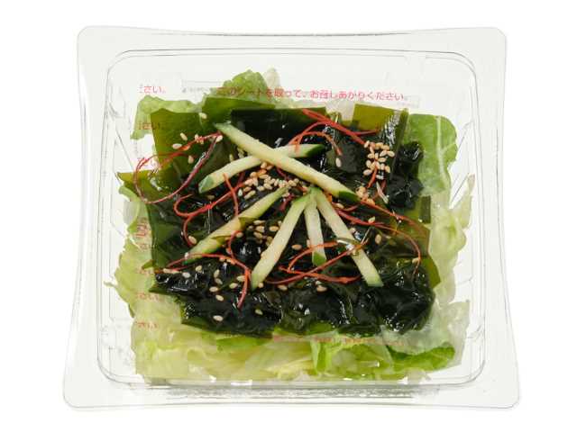 セブンイレブン 三陸産わかめとサンチュのやみつきチョレギサラダ