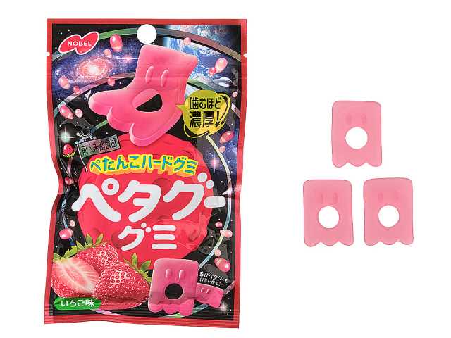 セブンイレブン ノーベル製菓 ペタグーグミ いちご味