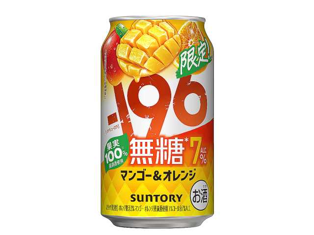 セブンイレブン －１９６無糖＜マンゴー＆オレンジ＞ ３５０ｍｌ