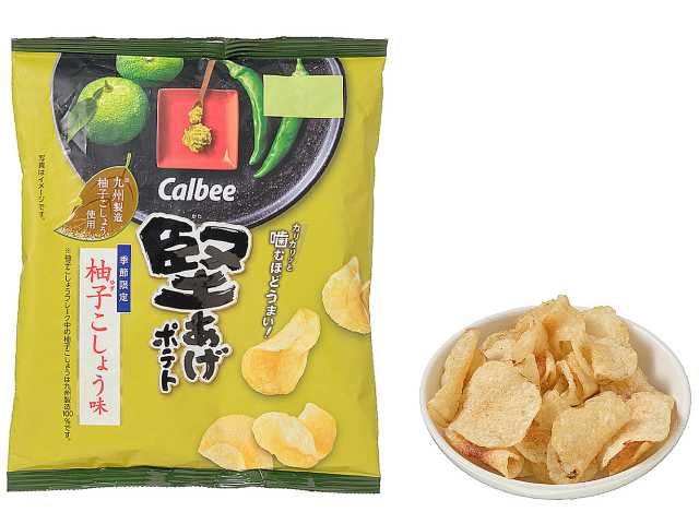 セブンイレブン カルビー 堅あげポテト 柚子こしょう味