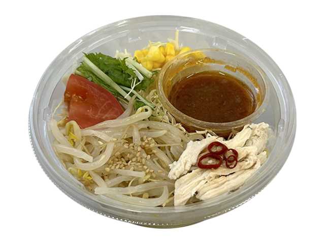 セブンイレブン ピリ辛ドレッシングのラーメンサラダ
