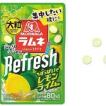 セブンイレブン 森永 大粒ラムネＲｅｆｒｅｓｈ レモンライム味