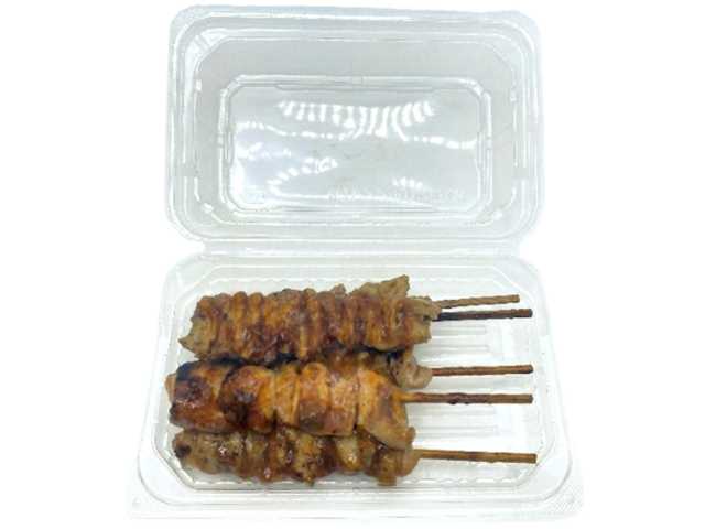 セブンイレブン 炭火焼き鳥 もも３本・皮２本入り