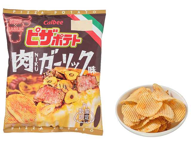 セブンイレブン カルビー ピザポテト 肉ＮＩＫＵガーリック味