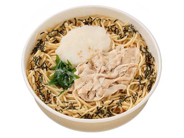 セブンイレブン 豚しゃぶと大根おろしの和風パスタ
