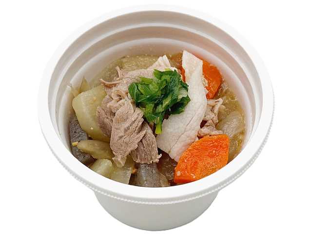 セブンイレブン 糀の甘み広がる豚汁 青森県産地養豚使用