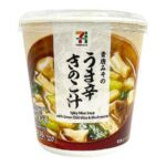 セブンイレブン ７Ｐ カップみそ汁 青唐みそのうま辛きのこ汁