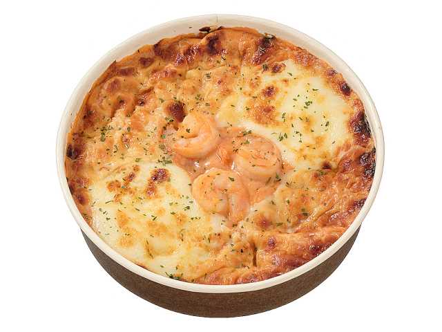 セブンイレブン チーズの虜 海老トマトクリーム焼きパスタ