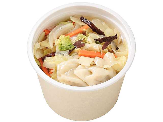 セブンイレブン １／３日分の野菜 もっちり餃子の中華スープ