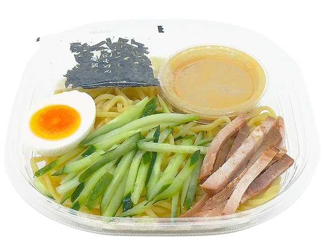 セブンイレブン つるもち中太麺 町中華のからしマヨ冷めん