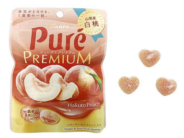 セブンイレブン カンロ ピュレグミプレミアム 山梨産白桃