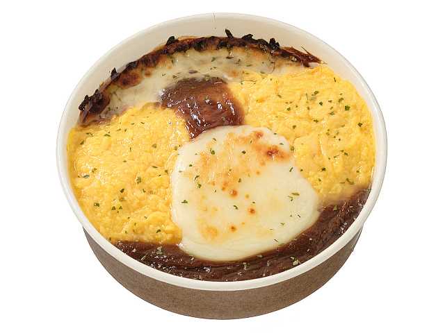 セブンイレブン チーズとデミグラスソースのオムライスドリア