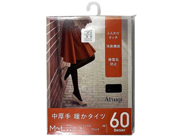セブンイレブン ７ＰＬ中厚手暖かタイツ６０Ｄ Ｍ－Ｌ