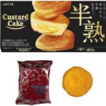 セブンイレブン ロッテ 半熟カスタードケーキ