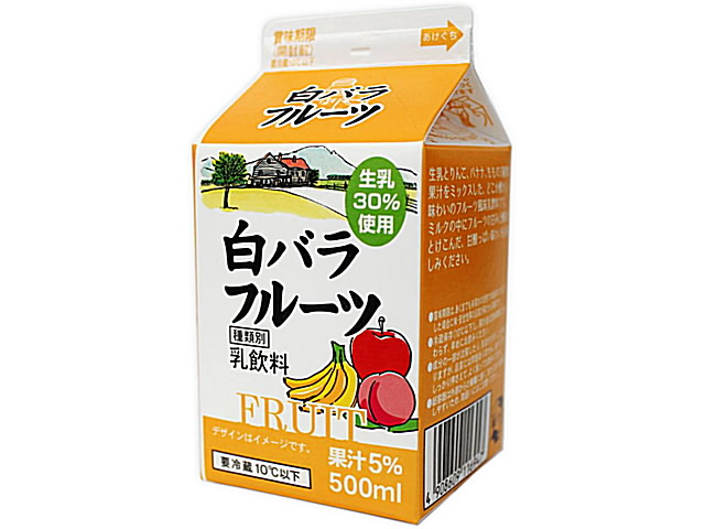 セブンイレブン 大山乳業 白バラ フルーツ ５００ＭＬ