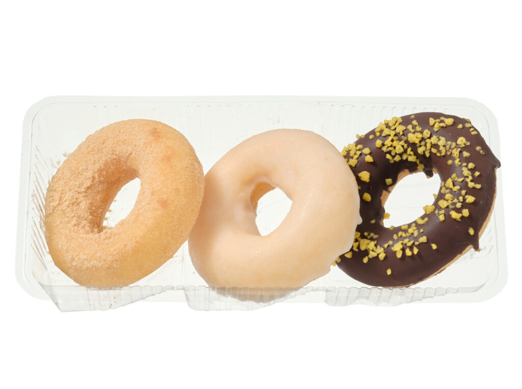 セブンイレブン もちもち食感アソートどーなつ ３個入り