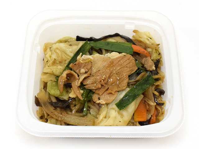 セブンイレブン 肉野菜炒め 青森県産地養豚使用