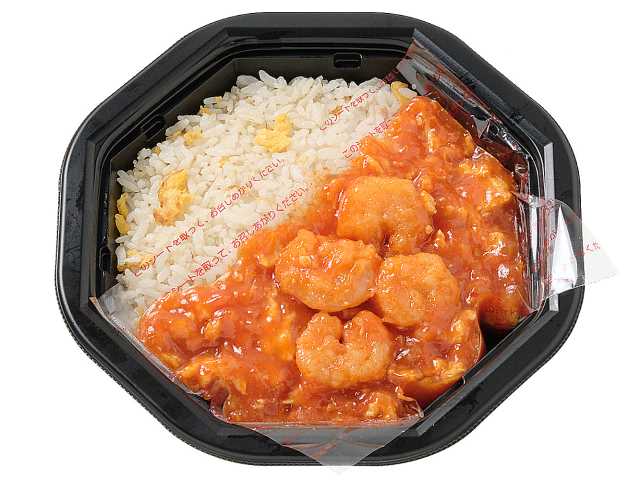 セブンイレブン 甘辛仕立てのエビチリチャーハン