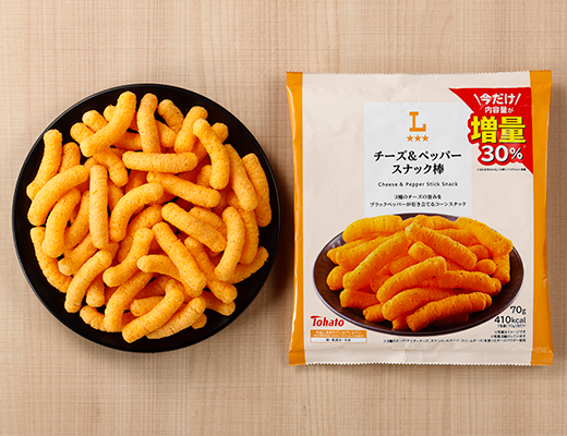 ローソン チーズ＆ペッパースナック棒 30％増量