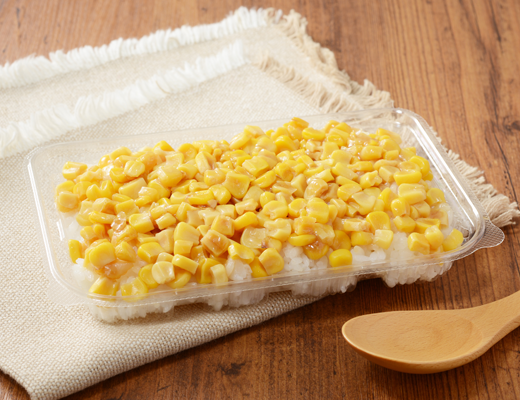 ローソン 一点突破すぎ！敷き詰めごはん 焼とうもろこし