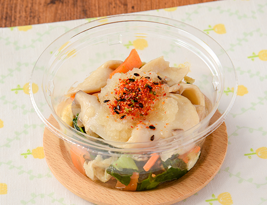 ローソン 和風おろしで食べる エリンギと小松菜お浸し