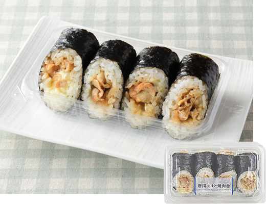 ローソン 唐揚マヨと焼肉巻