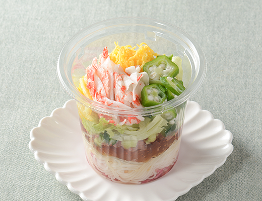 ローソン 混ぜて食べる 和風パフェサラダ(ビーフン入り)