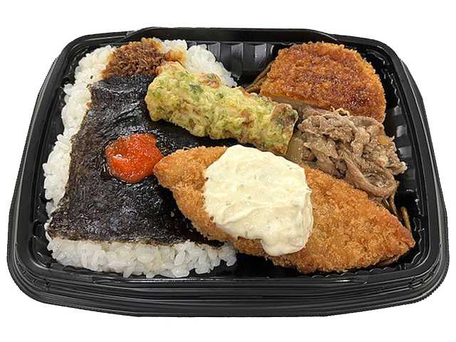 セブンイレブン おかずぎっしり海苔弁当