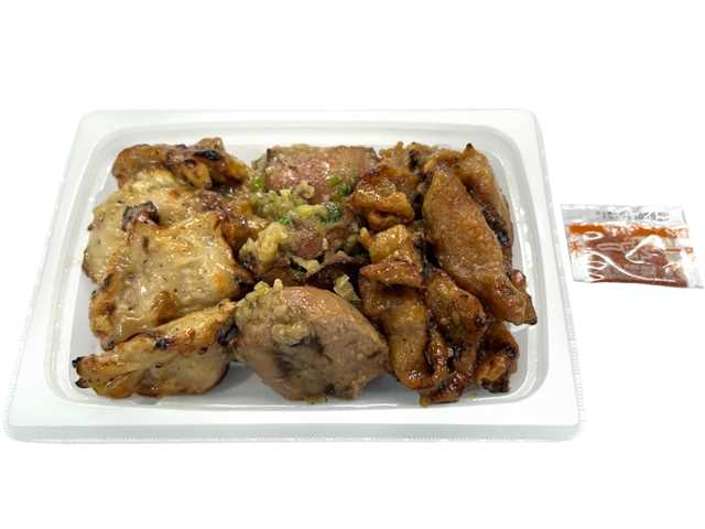 セブンイレブン 焼鳥３種 鶏レバー・ハラミ・鶏皮