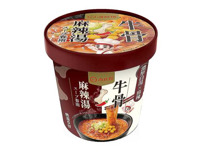 セブンイレブン 海底撈 牛骨麻辣湯スープ春雨