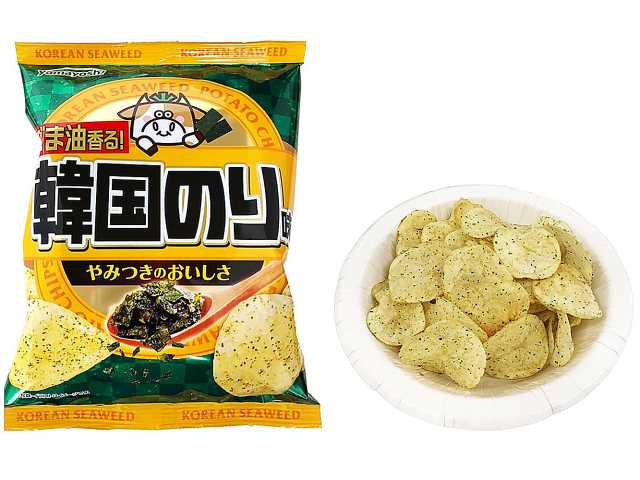 セブンイレブン 山芳 ポテトチップス 韓国のり味