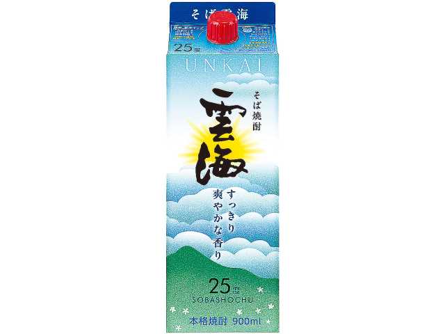 セブンイレブン 雲海 そば焼酎 ２５度パック ９００ＭＬ