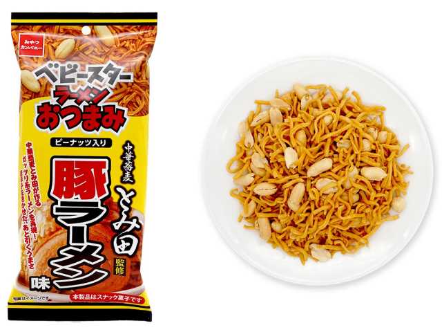 セブンイレブン ベビースターラーメンおつまみ 中華蕎麦とみ田監修豚ラーメン味